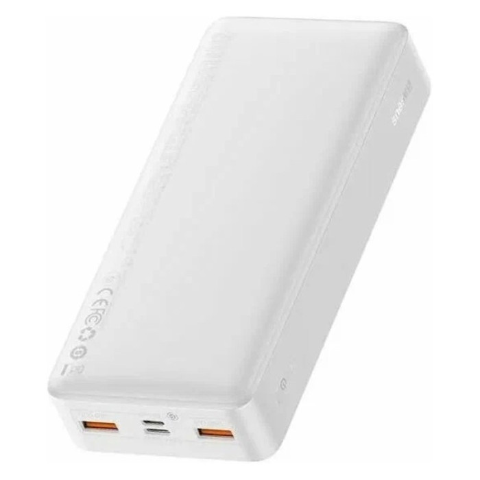 Внешний аккумулятор Baseus Bipow Digital Display 20W, 20000 мА⋅ч Белый PPDML-M02 | Фото 1 из 2
