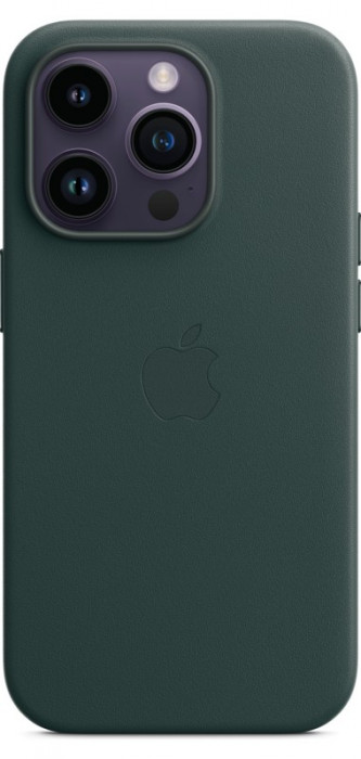 Чехол Leather Case MagSafe для iPhone 14 Pro Sequoia Green | Фото 2 из 3