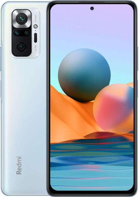 Смартфон Xiaomi Redmi Note 10 Pro 6/128GB NFC Голубой (Glacier Blue) | Фото 1 из 7