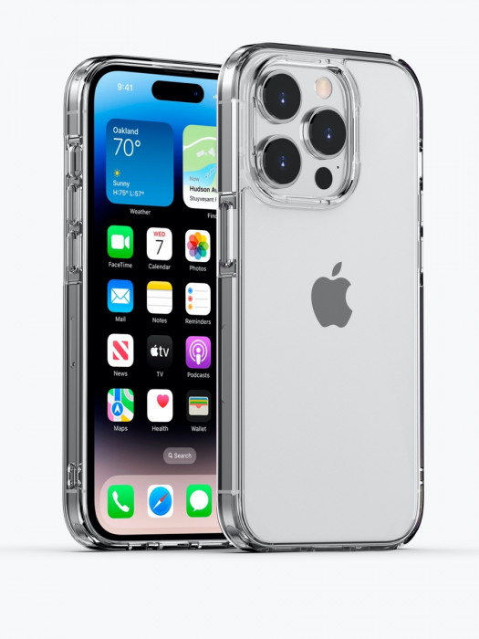 Чехол-накладка силиконовая прозрачная HOCO для iPhone 15 Pro | Фото 1 из 2