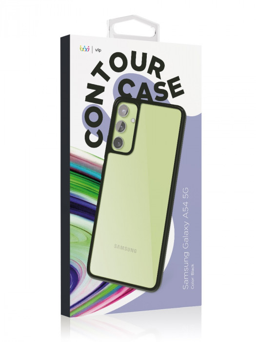 Чехол защитный VLP Contour Case для Samsung Galaxy A54 черный | Фото 3 из 4