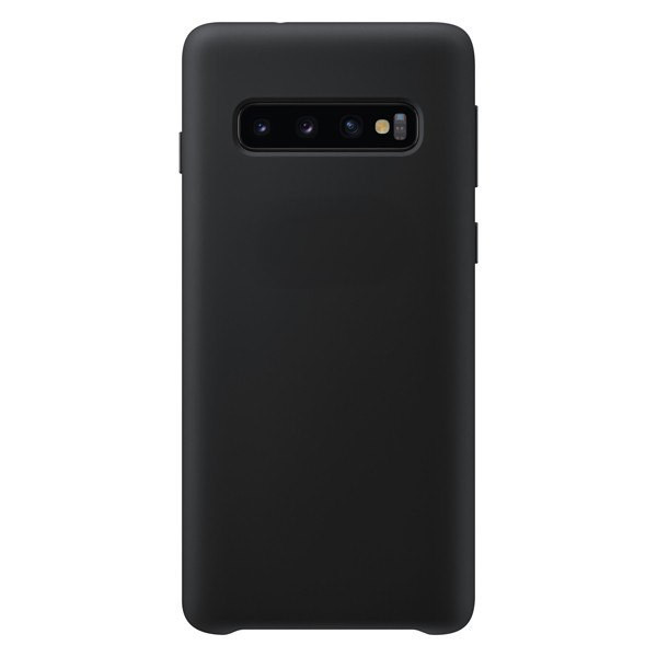 Чехол Silicone Cover для Samsung Galaxy S10 Черный | Фото 2 из 2