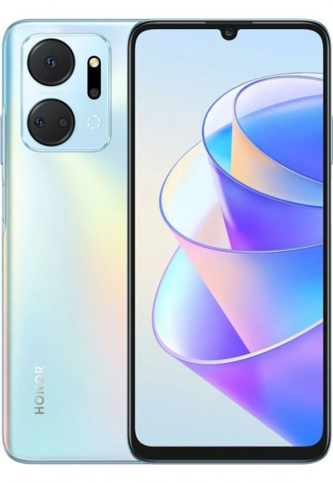 Смартфон Honor X7A 4/128GB Серебро (Titanium Silver) | Фото 1 из 6