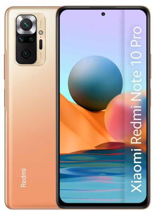 Смартфон Xiaomi Redmi Note 10 Pro 6/128GB NFC Бронзовый (Gradient Bronze) | Фото 1 из 7