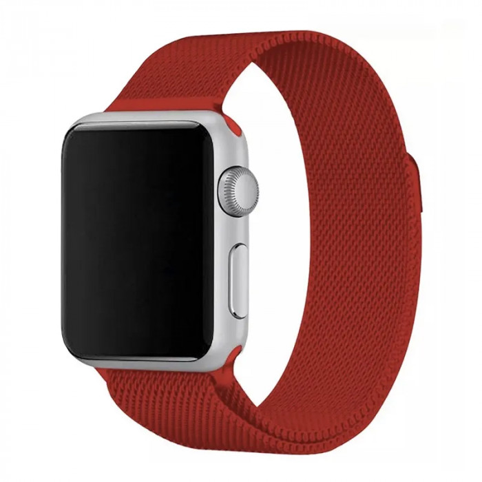 Ремешок Milanese Loop для Apple Watch 38/40/41mm Красный | Фото 1 из 2