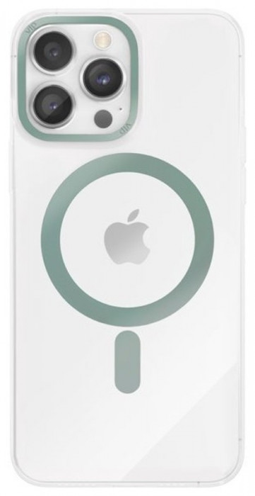 Чехол защитный VLP Line case с MagSafe для iPhone 14 Pro зеленый | Фото 4 из 4