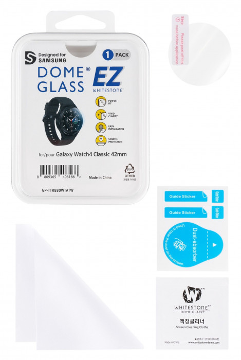 Защитное стекло Whitestone EZ glass для Samsung Galaxy Watch 4 42mm | Фото 2 из 3