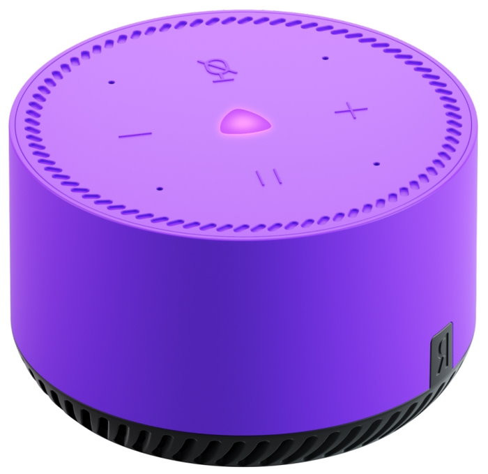 Умная колонка Яндекс Станция Лайт с Алисой Фиолетовый (Violet) | Фото 2 из 4