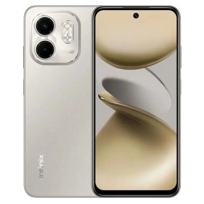 Смартфон Infinix Smart 9 3/128GB Серебристый (Titanium) | Фото 1 из 3