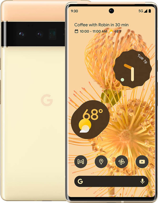Смартфон Google Pixel 6 Pro 12/128GB Желтый (Yellow) | Фото 4 из 4