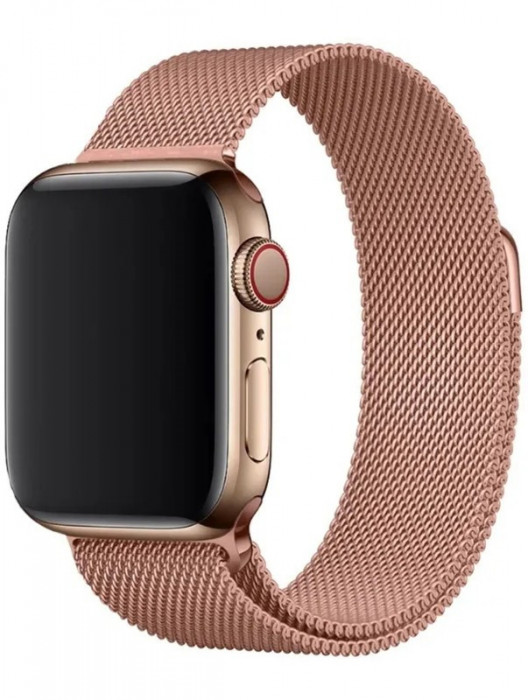 Ремешок Milanese Loop для Apple Watch 38/40/41mm Розовый | Фото 2 из 2