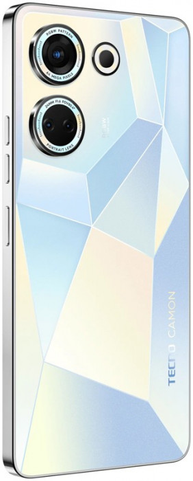 Смартфон Tecno Camon 20 8/256GB Голубой (Glacier Glow) EAC | Фото 3 из 10