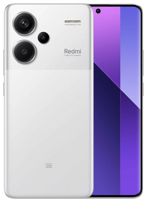 Смартфон Xiaomi Redmi Note 13 Pro+ 5G 12/512GB Белый (Moonlight White) | Фото 1 из 8