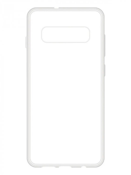 Силиконовая накладка для Samsung Galaxy S10 Plus Прозрачная | Фото 1 из 2