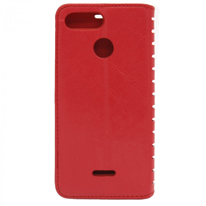 Чехол-книжка Protective Case для Xiaomi Redmi 6 Красный | Фото 1 из 2