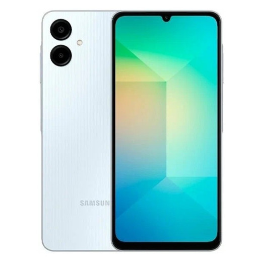 Смартфон Samsung Galaxy A06 4/128GB Голубой (Light Blue) — 