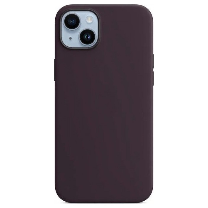Чехол Silicone Case with Magsafe для iPhone 14 Темно-фиолетовый (Elderberry) | Фото 1 из 2