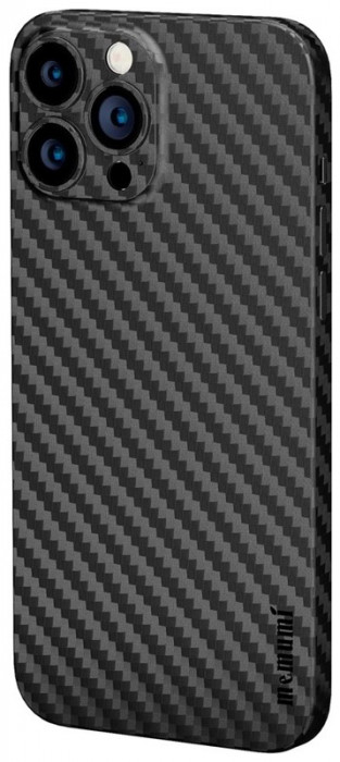 Чехол-накладка Memumi Ultra Slim 0.3mm для iPhone 14 Pro Max Черный Карбон (Black Carbon) | Фото 3 из 4