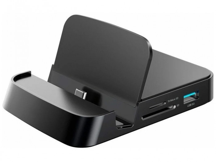 Стыковочная станция Baseus Mate Docking Type-C Mobile Phone Intelligent HUB Docking Station Standard Version (CAHUB-AT01) Черная | Фото 1 из 8