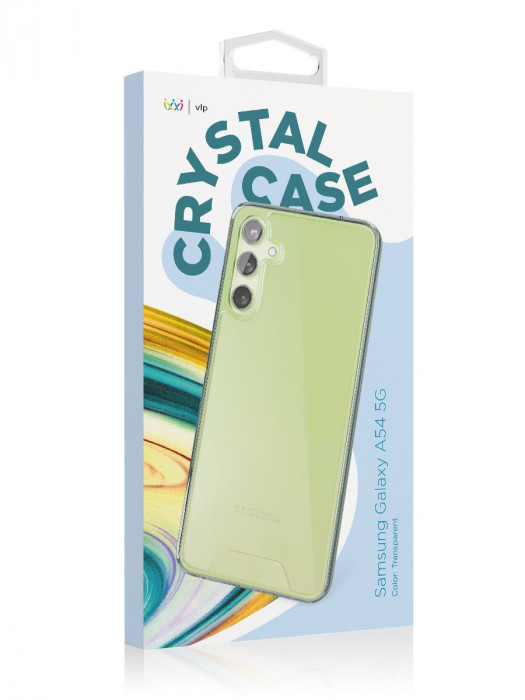 Чехол защитный VLP Crystal Case для Samsung Galaxy A54 прозрачный | Фото 3 из 4