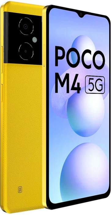 Смартфон Poco M4 5G 4/64GB Желтый (Yellow) | Фото 2 из 3