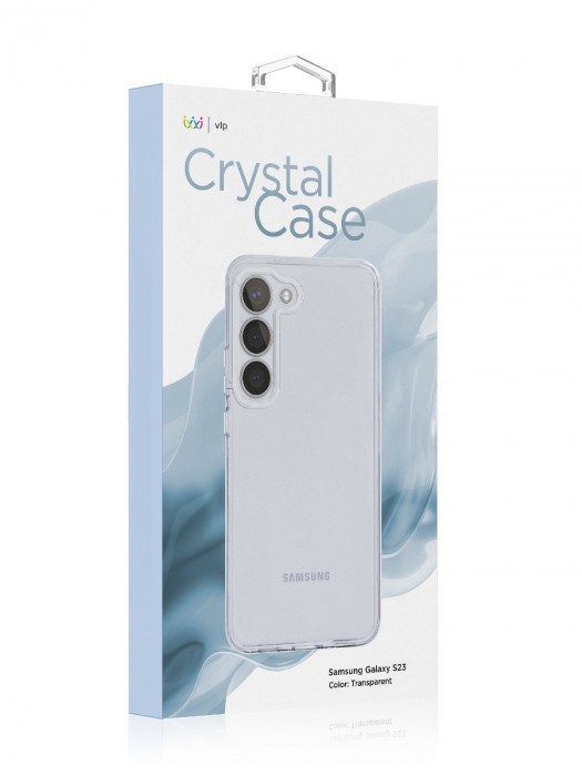 Чехол защитный VLP Crystal Case для Samsung Galaxy S23 прозрачный | Фото 3 из 4
