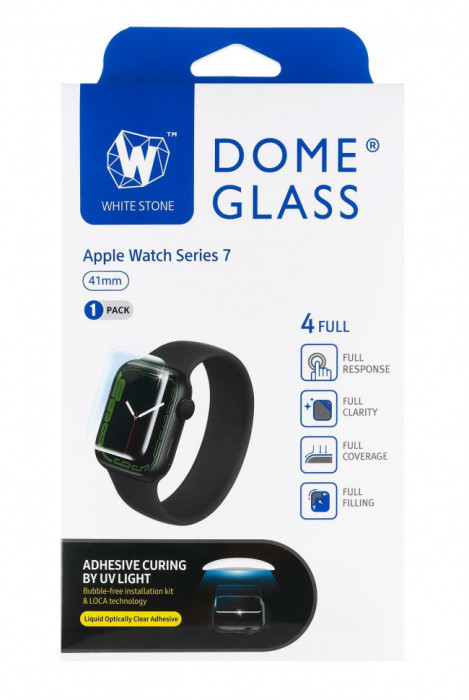 Защитное стекло Whitestone Dome glass для Watch Apple 7/8/9 41mm | Фото 3 из 3