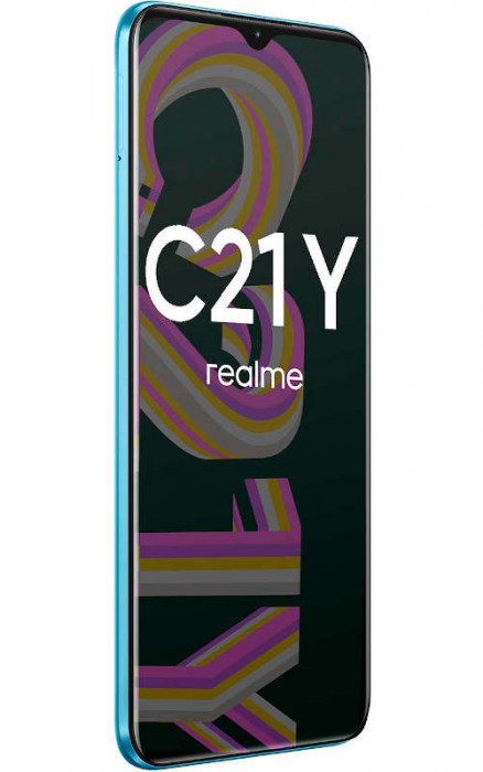 Смартфон Realme C21Y 3/32GB Голубой (Cross Blue) EAC | Фото 4 из 7