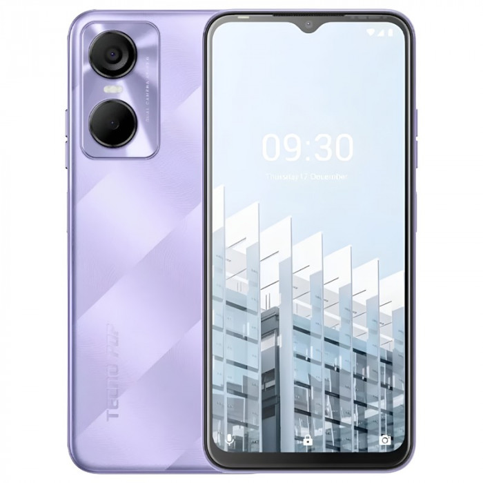 Смартфон Tecno Pop 6 Pro 2/32GB Фиолетовый (Seven Degree Purple) EAC | Фото 1 из 6