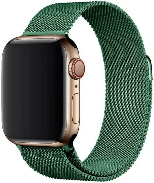 Ремешок Milanese Loop для Apple Watch 38/40/41mm Зеленый | Фото 1 из 2