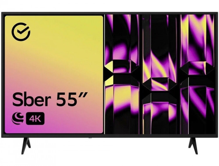 Телевизор Sber SDX-55U4010B Ultra HD 55" UHD 4K | Фото 2 из 9