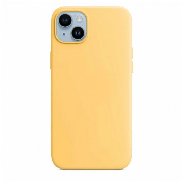 Чехол Silicone Case для iPhone 14 Pro Желтый (Sunglow) | Фото 1 из 2