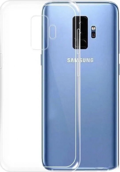 Силиконовая накладка для Samsung Galaxy S9+ Прозрачная | Фото 1 из 2
