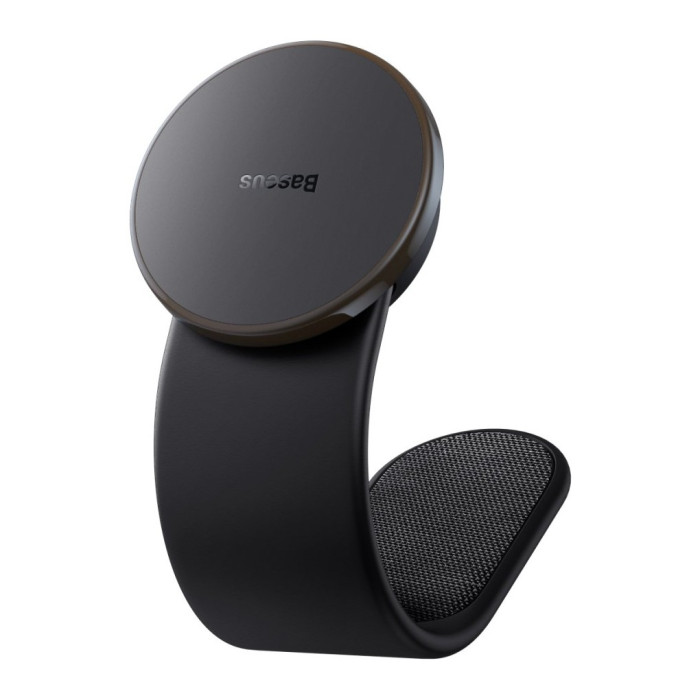 Автомобильный держатель с беспроводной зарядкой Baseus C02 Pro Series Magnetic Wireless Charging Car Mount Черное (C40156000111-00) | Фото 1 из 4