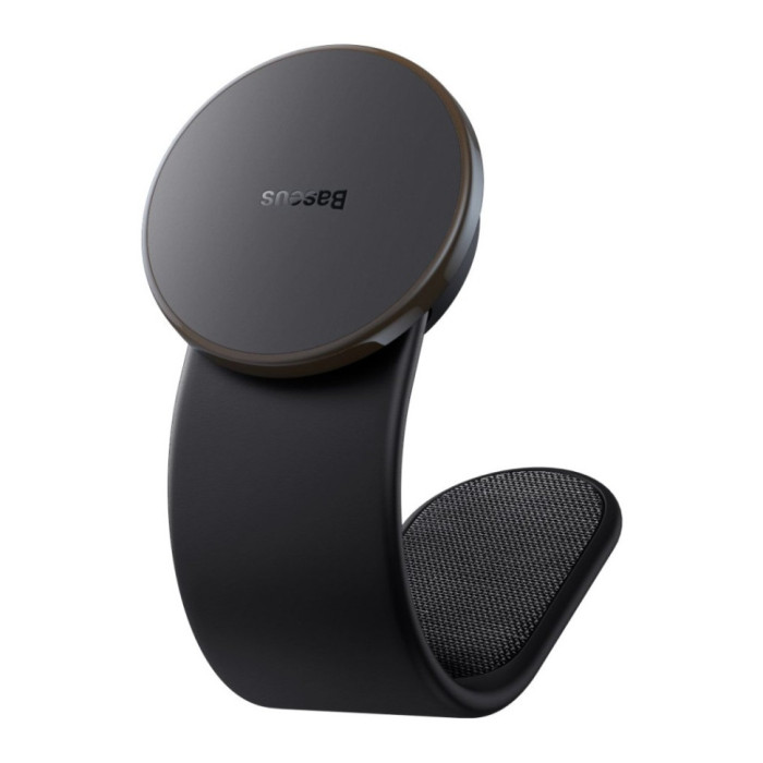 Автомобильный держатель с беспроводной зарядкой Baseus C02 Pro Series Magnetic Wireless Charging Car Mount Черное (C40156000111-00) | Фото 4 из 4