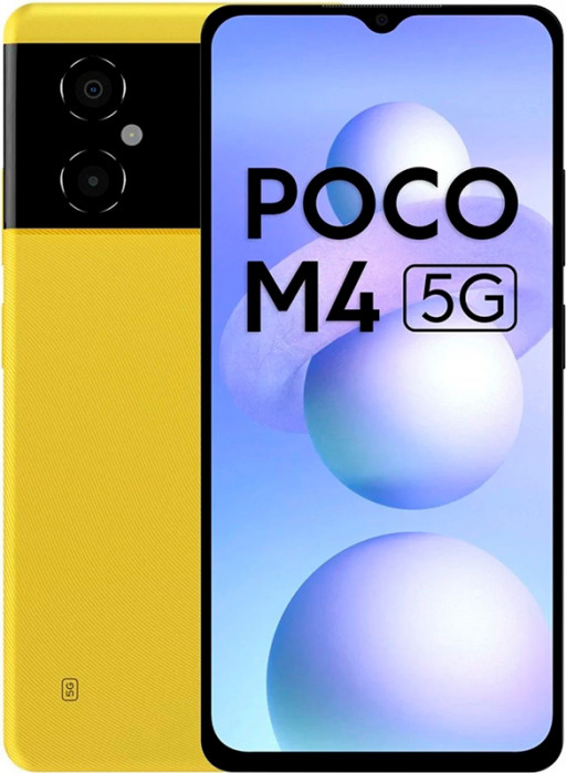 Смартфон Poco M4 5G 6/128GB Желтый (Yellow) | Фото 1 из 3