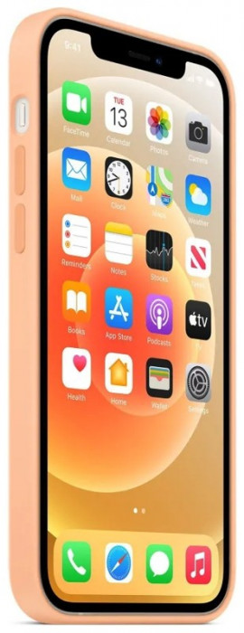 Чехол Silicone Case для iPhone 12/12 Pro Бежевый (Cantaloupe) | Фото 3 из 4