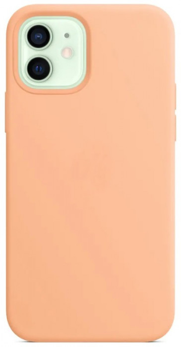 Чехол Silicone Case для iPhone 12/12 Pro Бежевый (Cantaloupe) | Фото 1 из 4