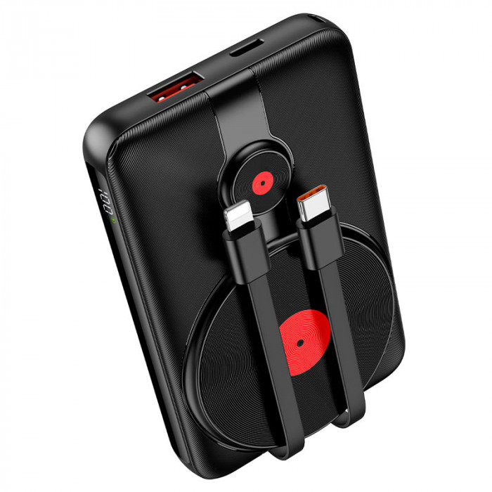 Внешний аккумулятор HOCO J92 PD20W + QC3.0 MagSafe 10000mAh Черный | Фото 1 из 3