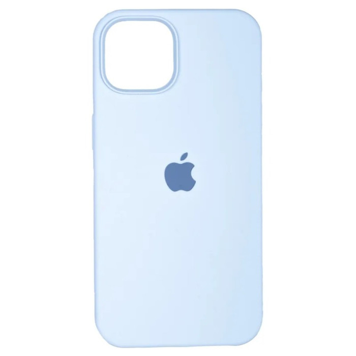 Чехол накладка Silicone Case для iPhone 14 Голубой | Фото 1 из 1