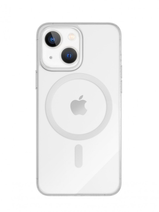 Чехол защитный VLP Crystal case с MagSafe для iPhone 14 прозрачный | Фото 3 из 3