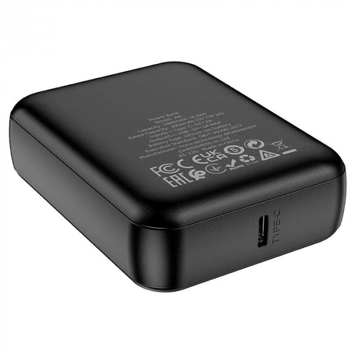 Внешний аккумулятор HOCO J96 5000mAh Черный | Фото 3 из 4