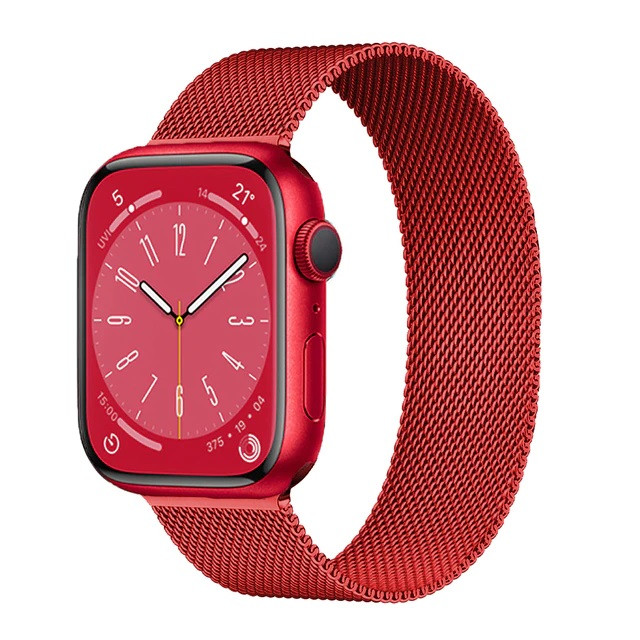 Ремешок Milanese Loop для Apple Watch 42/44/45/49мм Красный | Фото 1 из 3