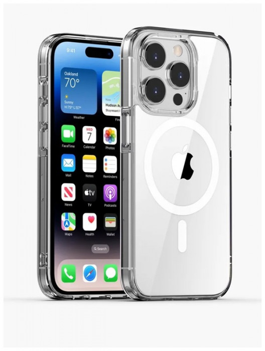 Чехол-накладка Gurdini Alba Series with Magsafe Clear для iPhone 14 Pro Max | Фото 1 из 2