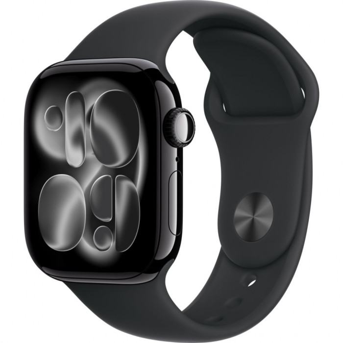 Умные часы Apple Watch Series 11 42mm Jet Black Aluminum Case with Black Sport Band