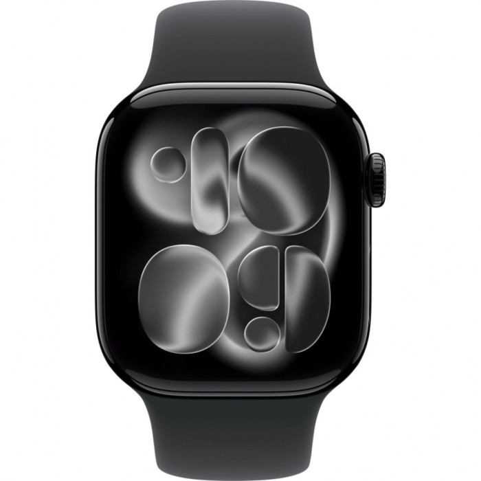 Умные часы Apple Watch Series 11 42mm Jet Black Aluminum Case with Black Sport Band