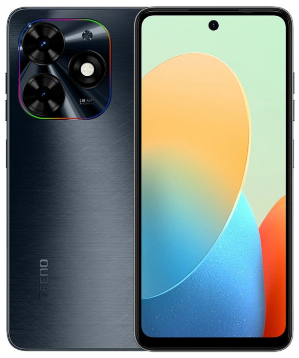 Смартфон Tecno Spark Go 2024 4/128GB Чёрный (Gravity Black) EAC | Фото 1 из 6