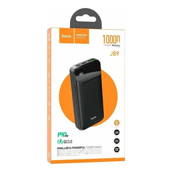 Внешний аккумулятор HOCO J89 10000 mAh Черный | Фото 6 из 6