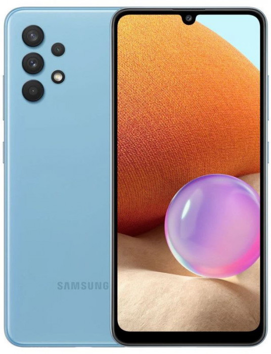 Смартфон Samsung Galaxy A32 6/128GB Голубой (Light Blue) EAC | Фото 1 из 5