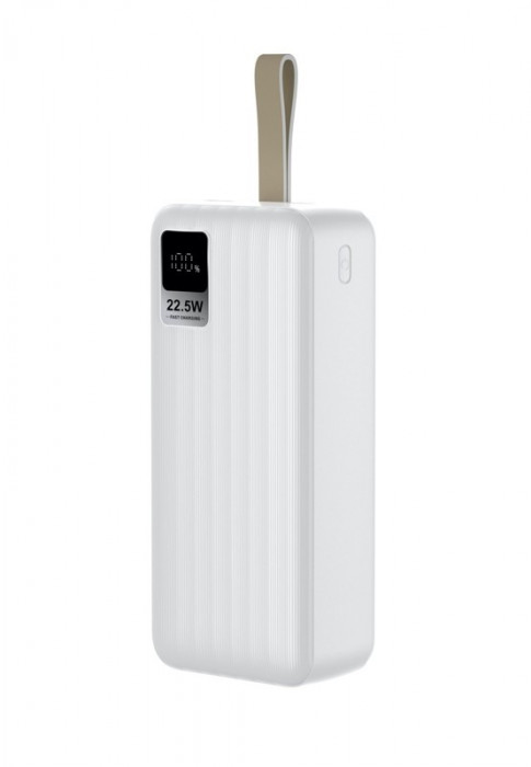 Внешний аккумулятор Gurdini Speed Series PD+LCD 22.5W GPPD-03W 30000 mAh Белый | Фото 1 из 2